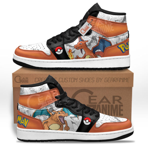 Baskets montantes Air Jordan Dracaufeu – Chaussures montantes Pokémon