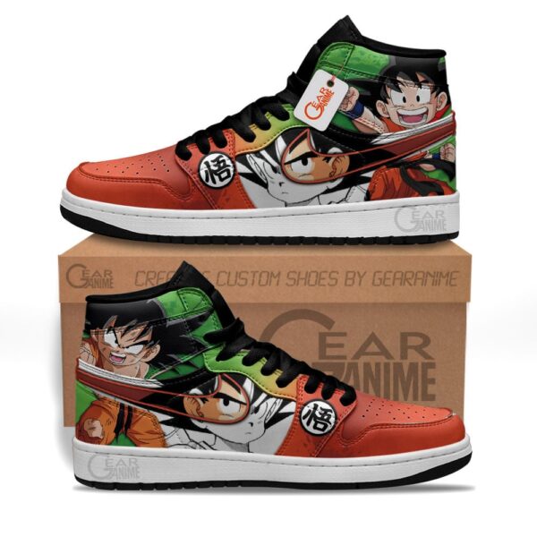 Baskets montantes Air Jordan Goku – Chaussures montantes Dragon Ball Z – Image 2