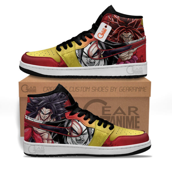 Baskets montantes Air Jordan Broly SSJ4 – Chaussures montantes Dragon Ball – Image 2
