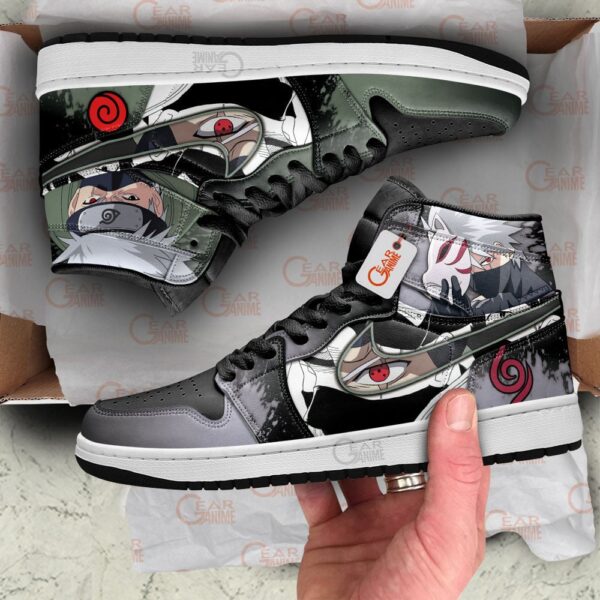 Baskets montantes Air Jordan Kakashi Hatake – Chaussures montantes Naruto – Image 2