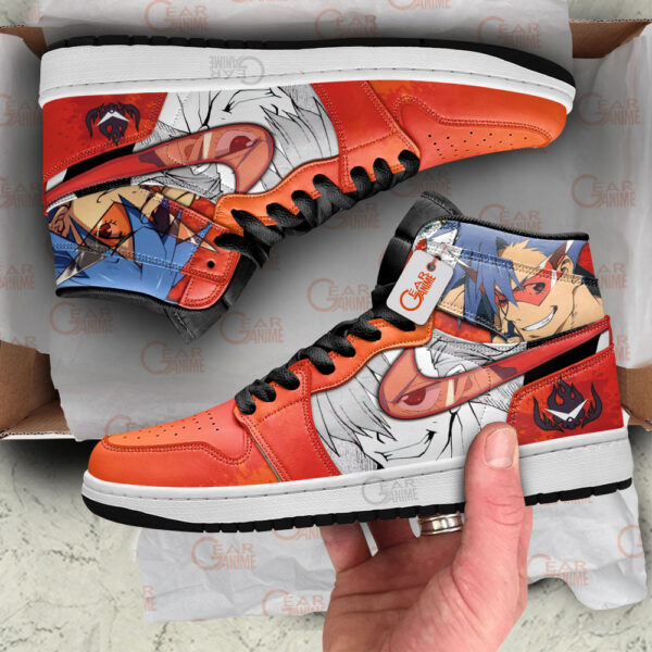 Baskets montantes Air Jordan Kamina – Chaussures montantes Gurren Lagann – Image 3