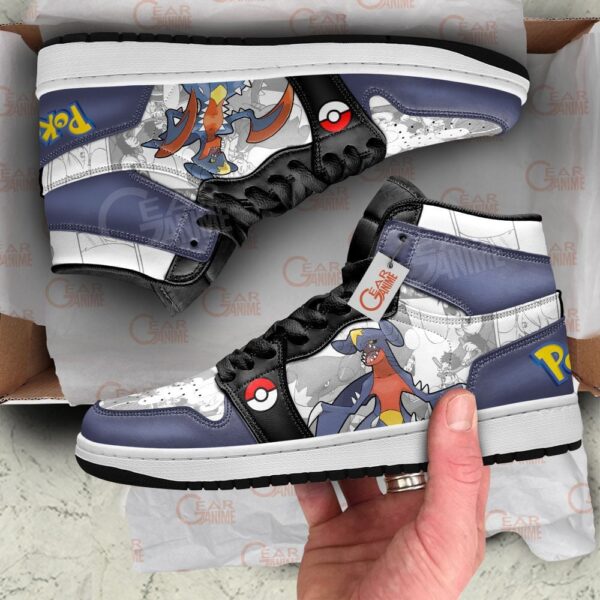 Baskets montantes Air Jordan Garchomp – Chaussures montantes Pokémon – Image 2