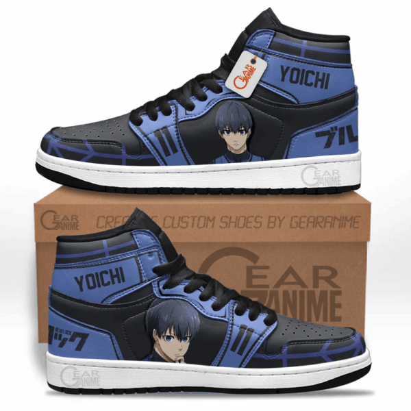 Baskets montantes Air Jordan Yoichi Isagi – Chaussures montantes Blue Lock – Image 2