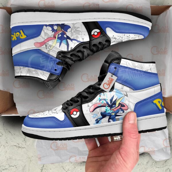 Baskets montantes Air Jordan Greninja – Chaussures montantes Pokémon – Image 2