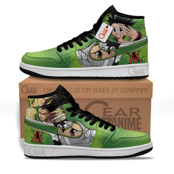 Baskets montantes Air Jordan Gon Freecss – Chaussures montantes Hunter x Hunter – Image 2