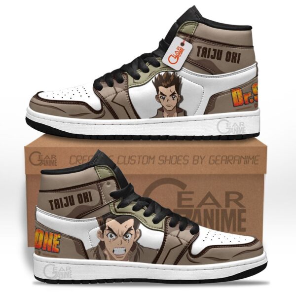 Baskets montantes Air Jordan Taiju Oki – Chaussures montantes Dr. Stone – Image 2