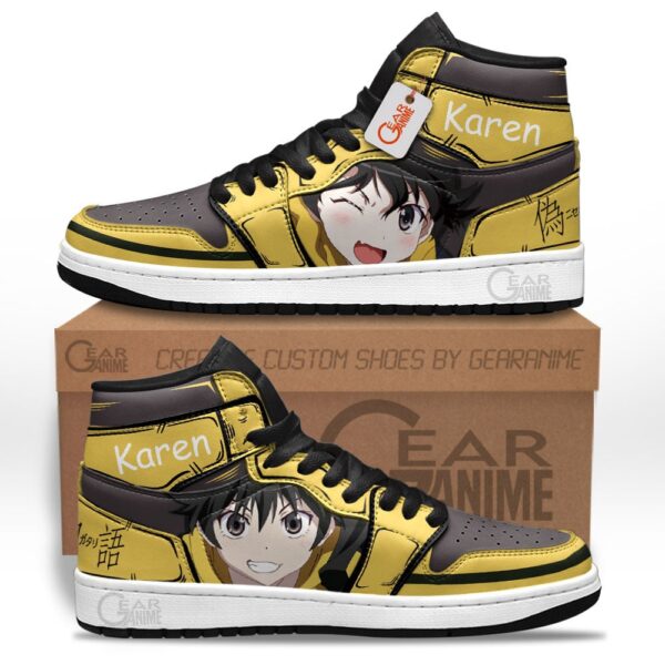 Baskets montantes Air Jordan Karen Araragi – Chaussures montantes Nisemonogatari – Image 2