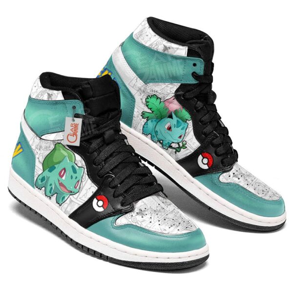 Baskets montantes Air Jordan Bulbizarre – Chaussures montantes Pokémon – Image 3