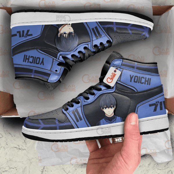Baskets montantes Air Jordan Yoichi Isagi – Chaussures montantes Blue Lock – Image 3