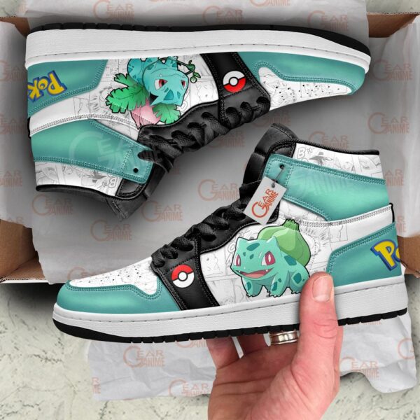 Baskets montantes Air Jordan Bulbizarre – Chaussures montantes Pokémon – Image 2
