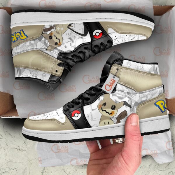 Baskets montantes Air Jordan Mimikyu – Chaussures montantes Pokémon – Image 2