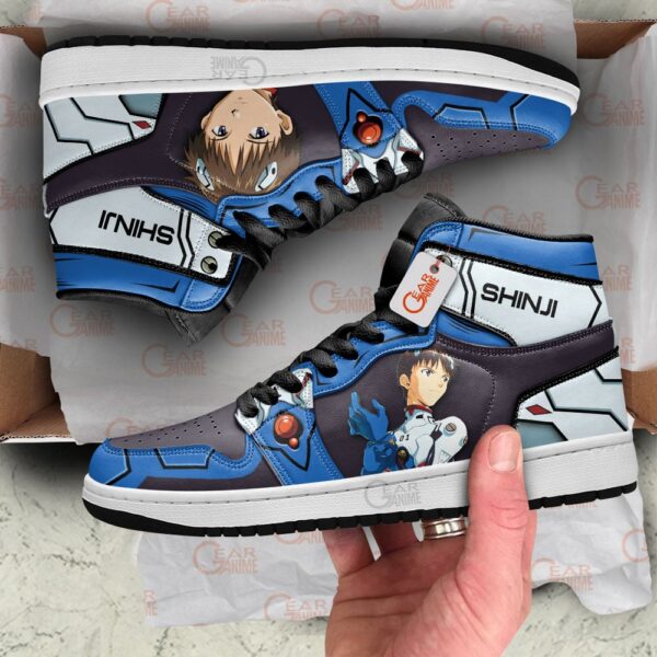 Baskets montantes Air Jordan Shinji Ikari – Chaussures montantes Evangelion – Image 3