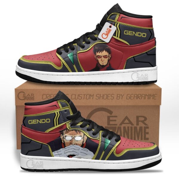 Baskets montantes Air Jordan Gendo Ikari – Chaussures montantes Evangelion – Image 2