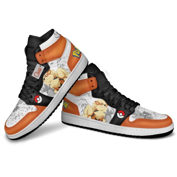 Baskets montantes Air Jordan Arcanine – Chaussures montantes Pokémon – Image 4