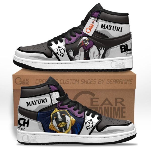 Baskets montantes Air Jordan Mayuri Kurotsuchi – Chaussures montantes Bleach – Image 2