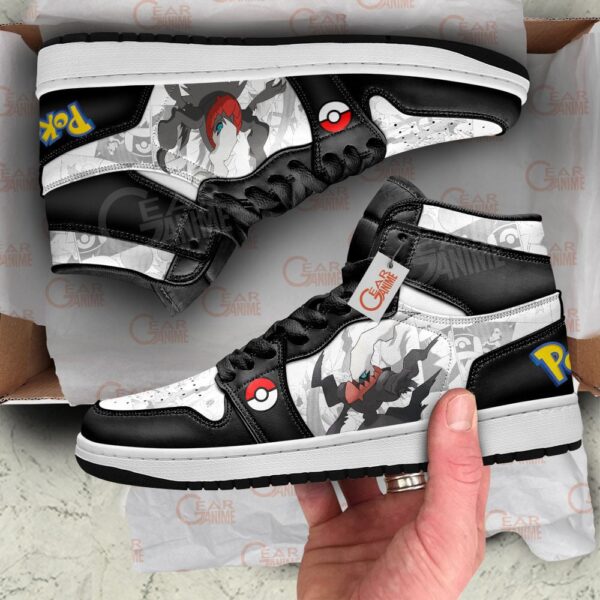 Baskets montantes Air Jordan Darkrai – Chaussures montantes Pokémon – Image 2