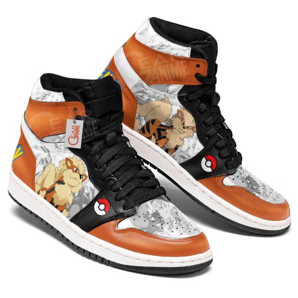Baskets montantes Air Jordan Arcanine – Chaussures montantes Pokémon – Image 3