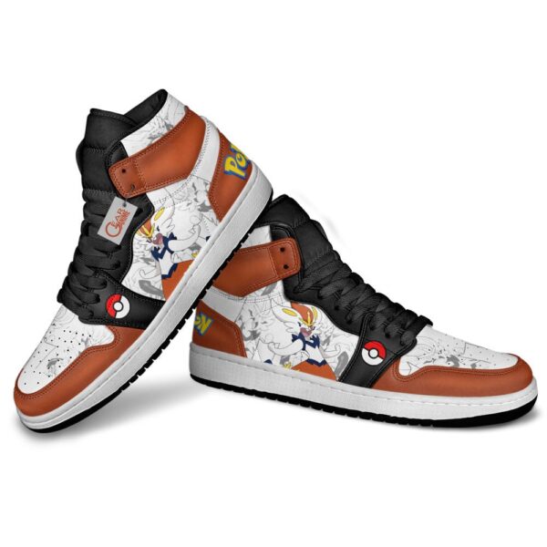 Baskets montantes Air Jordan Cinderace – Chaussures montantes Pokémon – Image 3