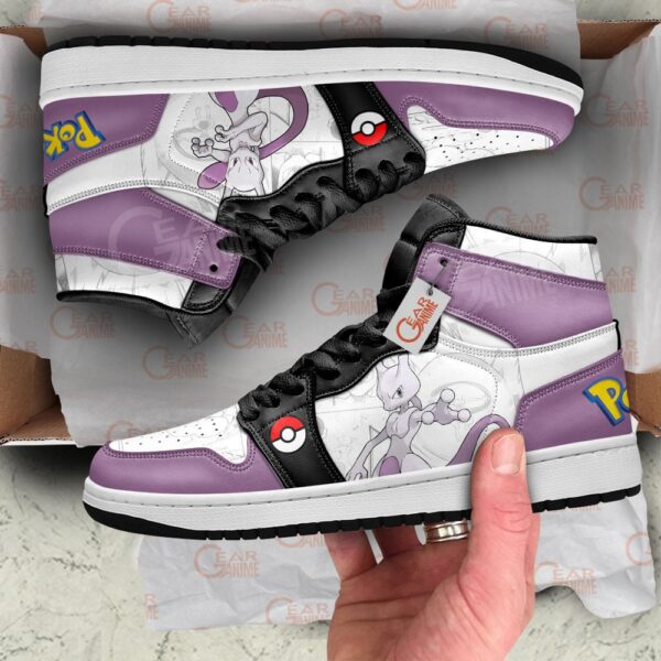 Baskets montantes Air Jordan Mewtwo – Chaussures montantes Pokémon – Image 2