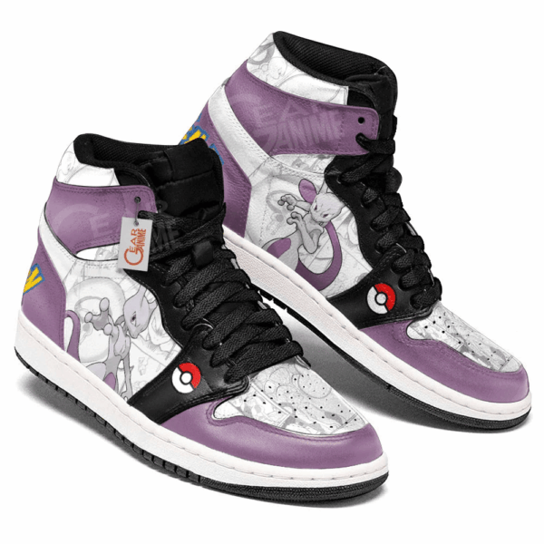 Baskets montantes Air Jordan Mewtwo – Chaussures montantes Pokémon – Image 3