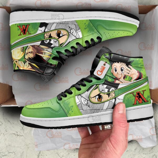 Baskets montantes Air Jordan Gon Freecss – Chaussures montantes Hunter x Hunter – Image 3