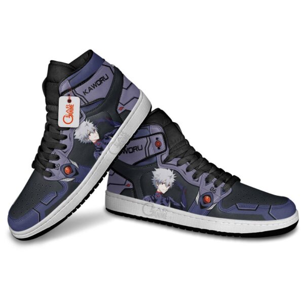 Baskets montantes Air Jordan Kaworu Nagisa – Chaussures montantes Evangelion – Image 4
