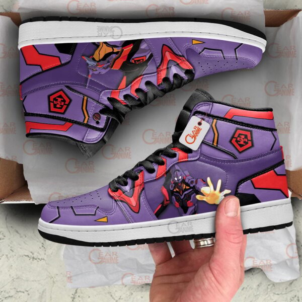 Baskets montantes Air Jordan Unit-01 (Awakened) – Chaussures montantes Evangelion – Image 3