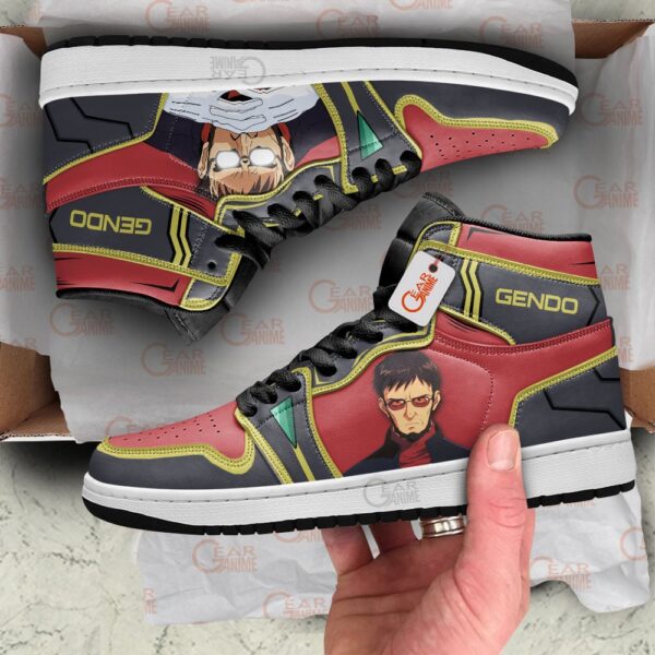 Baskets montantes Air Jordan Gendo Ikari – Chaussures montantes Evangelion – Image 3
