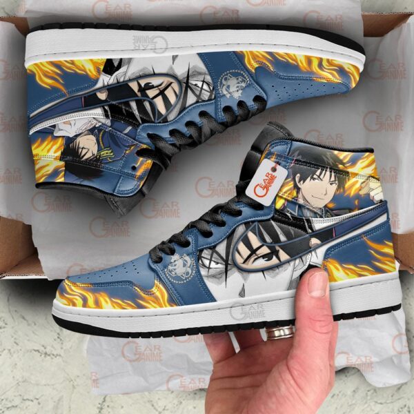 Baskets montantes Air Jordan Roy Mustang – Chaussures montantes Fullmetal Alchemist – Image 3