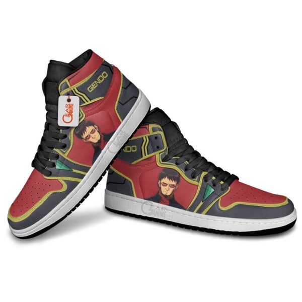 Baskets montantes Air Jordan Gendo Ikari – Chaussures montantes Evangelion – Image 4