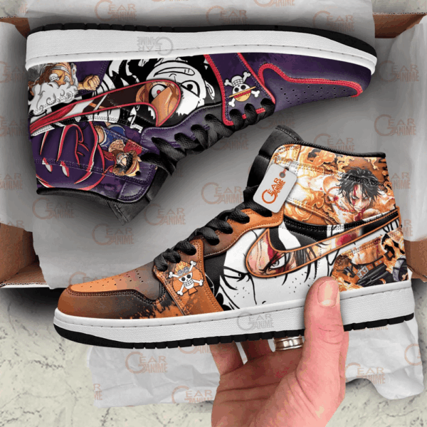 Baskets montantes Air Jordan Ace et Luffy – Chaussures montantes One Piece – Image 3