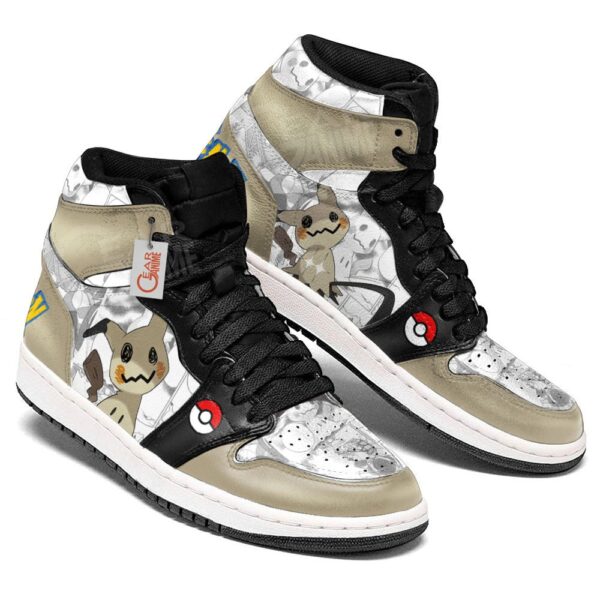 Baskets montantes Air Jordan Mimikyu – Chaussures montantes Pokémon – Image 3