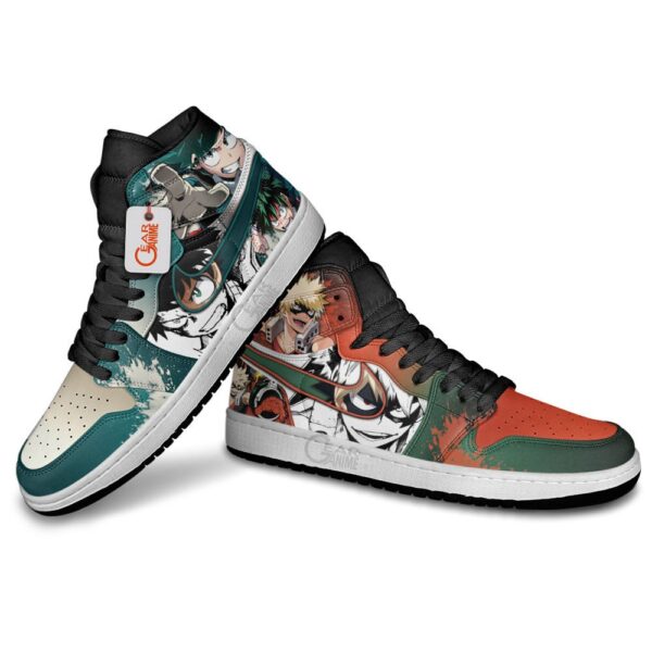 Baskets montantes Air Jordan Deku et Katsuki Bakugo – Chaussures montantes My Hero Academia – Image 4