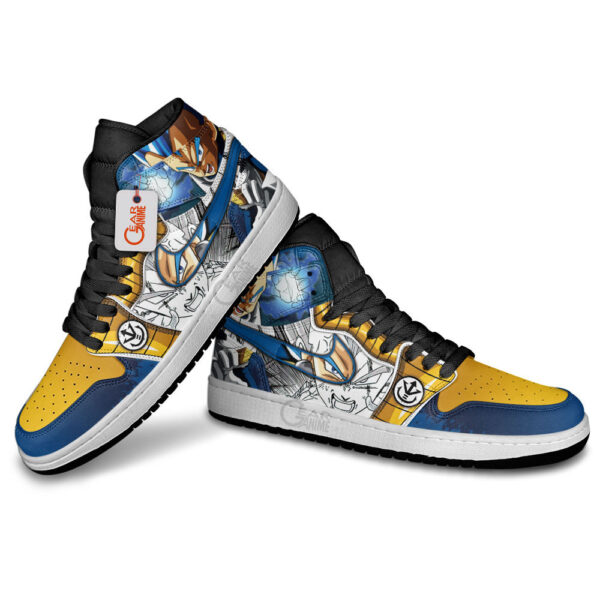Baskets montantes Air Jordan Vegeta Blue – Chaussures montantes Dragon Ball – Image 4
