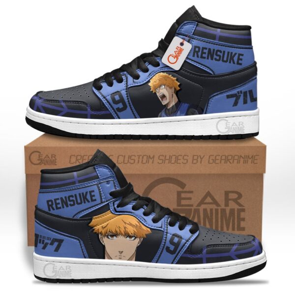 Baskets montantes Air Jordan Rensuke Kunigami – Chaussures montantes Blue Lock – Image 2