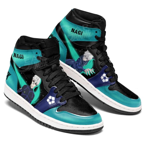 Baskets montantes Air Jordan Seishiro Nagi – Chaussures montantes Blue Lock – Image 3
