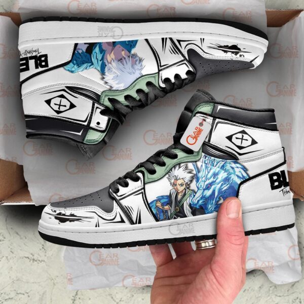 Baskets montantes Air Jordan Tōshirō Hitsugaya – Chaussures montantes Bleach – Image 3