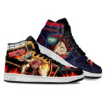 Baskets montantes Air Jordan Yuji Itadori et Natsu Dragneel – Chaussures montantes Cross Anime