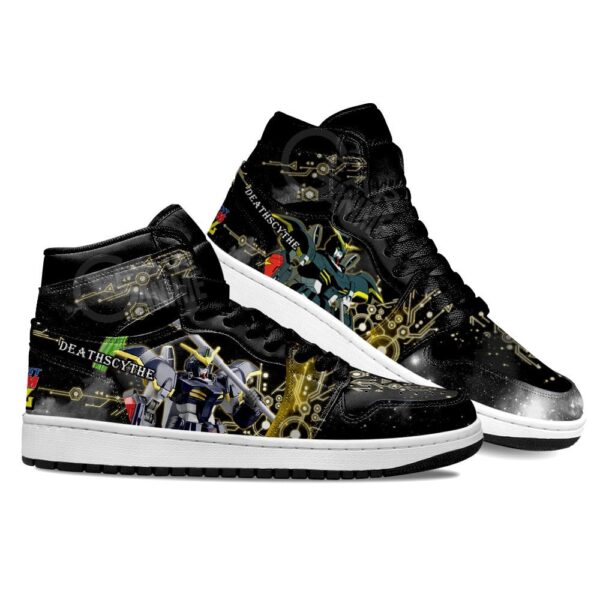 Baskets montantes Air Jordan Death Scythe Gundam – Chaussures montantes Mobile Suit Gundam