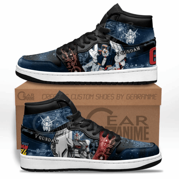 Baskets montantes Air Jordan Nu Gundam – Chaussures montantes Gundam