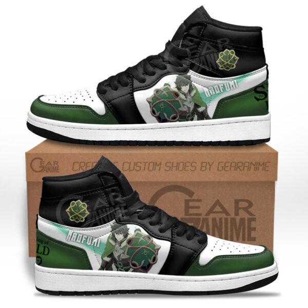 Baskets montantes Air Jordan Naofumi Viper Shield – Chaussures montantes The Rising of the Shield Hero