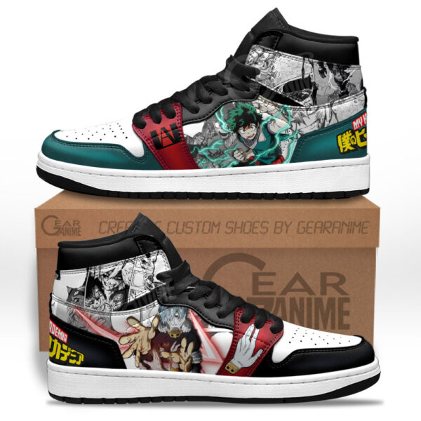 Baskets montantes Air Jordan Deku & Tomura – Chaussures montantes My Hero Academia
