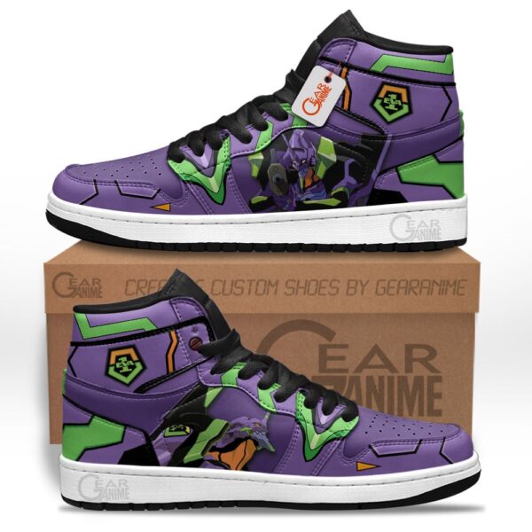 Baskets montantes Air Jordan Unit-01 – Chaussures montantes Evangelion – Image 2
