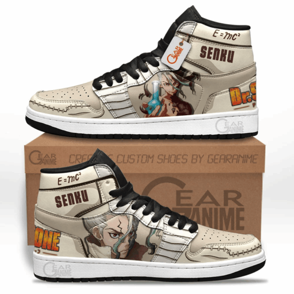Baskets montantes Air Jordan Senku Ishigami – Chaussures montantes Dr. Stone – Image 2