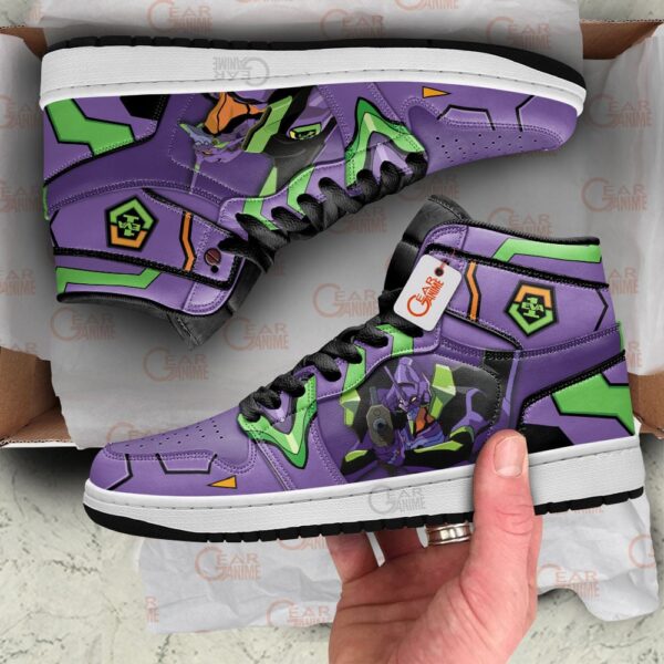 Baskets montantes Air Jordan Unit-01 – Chaussures montantes Evangelion – Image 3
