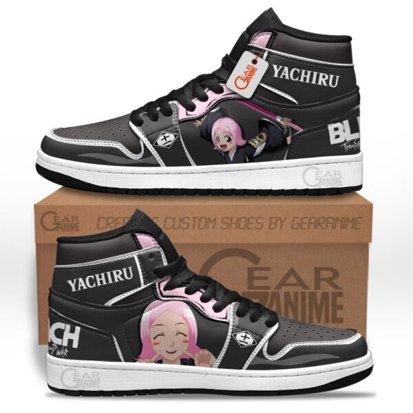 Baskets montantes Air Jordan Yachiru Kusajishi – Chaussures montantes Bleach – Image 2