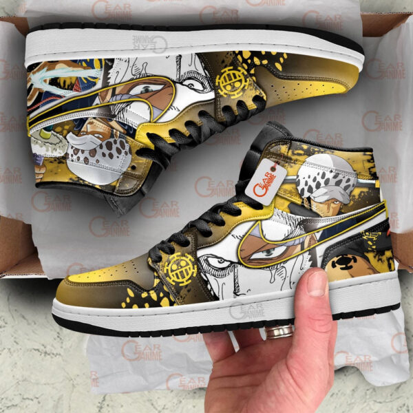 Baskets montantes Air Jordan Trafalgar Law – Chaussures montantes One Piece – Image 3
