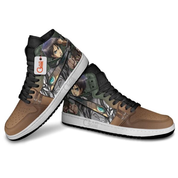 Baskets montantes Air Jordan Eren Yeager – Chaussures montantes L’Attaque des Titans – Image 3