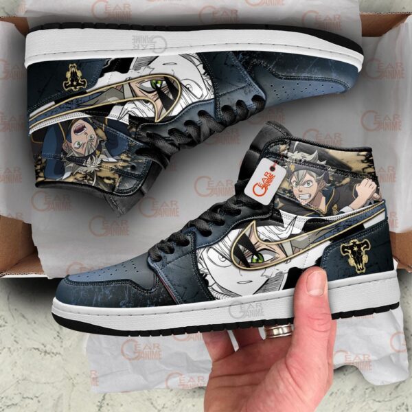 Baskets montantes Air Jordan Asta – Chaussures montantes Black Clover – Image 3