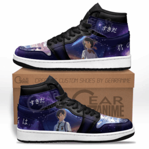 Baskets montantes Air Jordan Mitsuha et Taki – Chaussures montantes Your Name